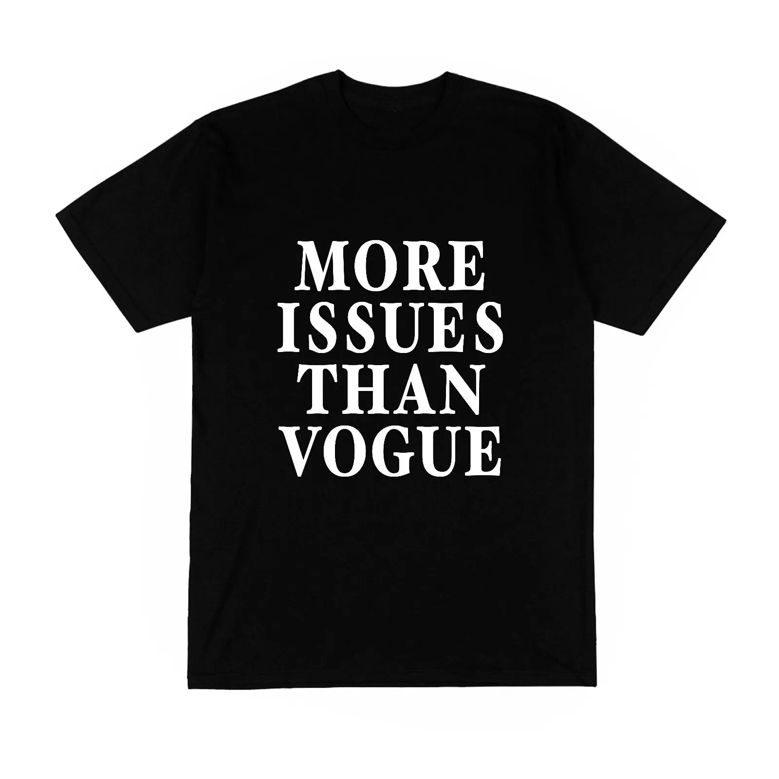 Мужская футболка с надписью больше проблем чем vogue модная Роскошная Париж