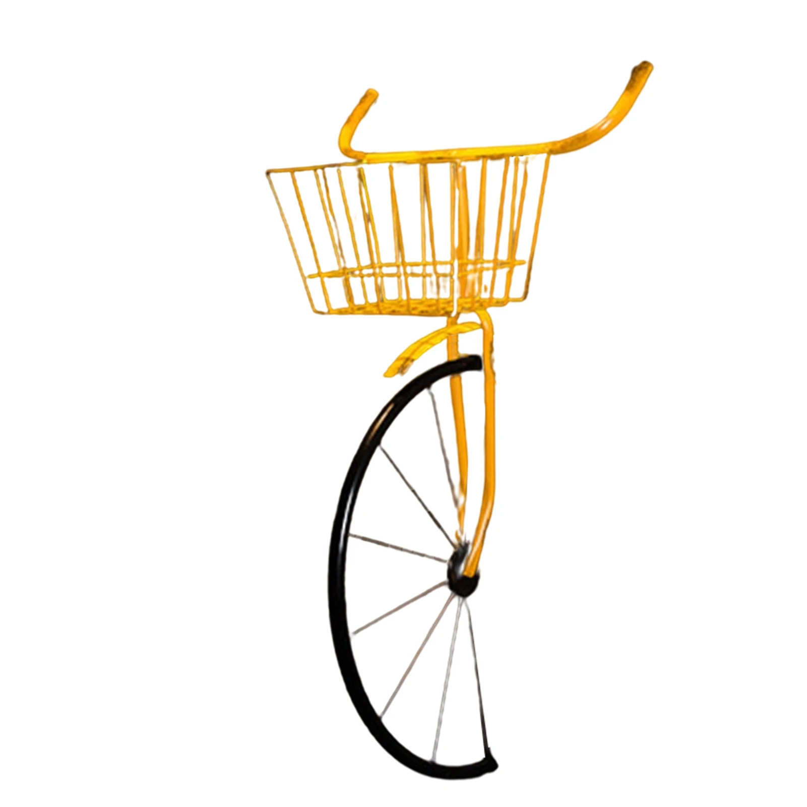 

Ретро цикл декор с корзиной Настенный Дизайн долговечный прост в эксплуатации для дома кофе AUG889