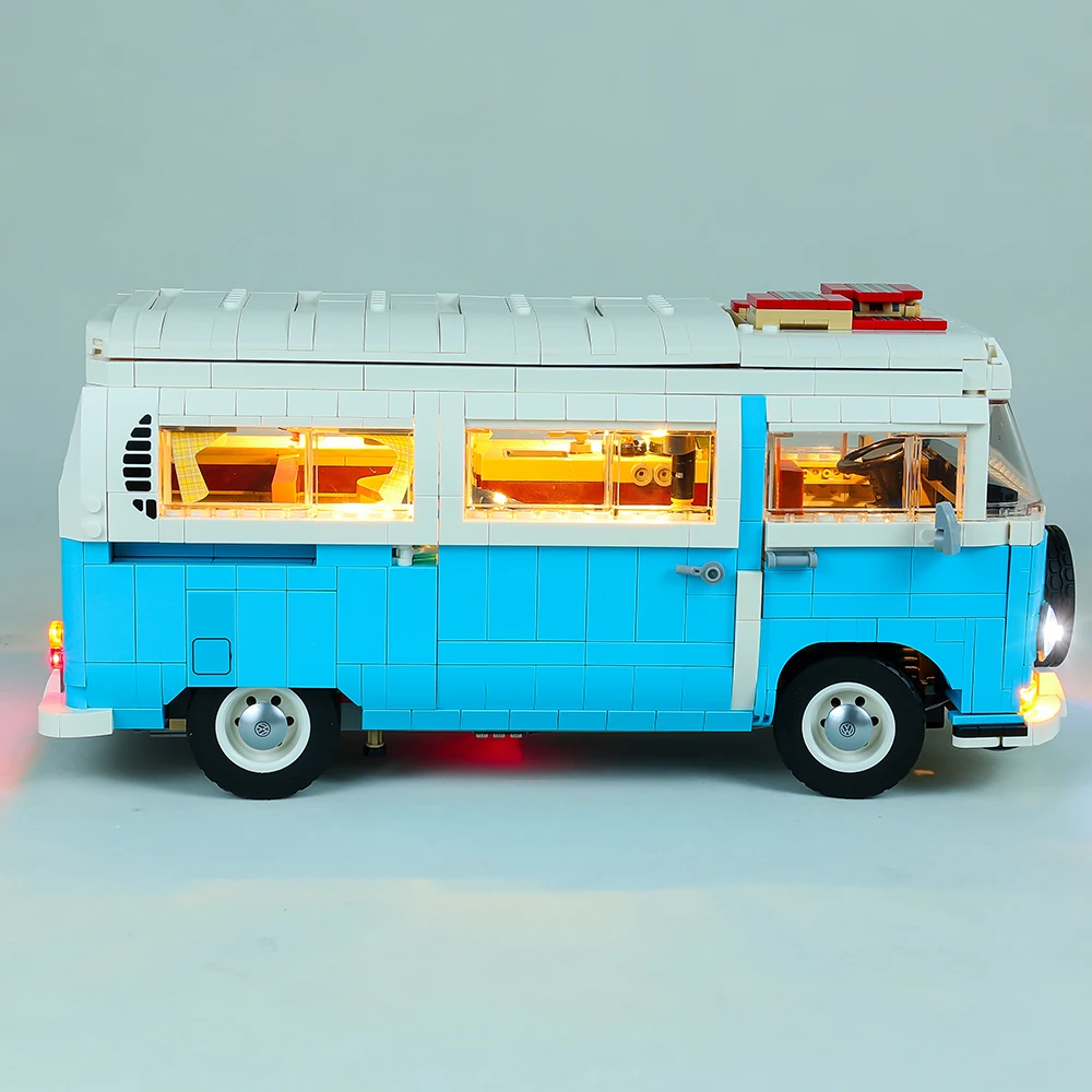 Светильник кой для коллекции 10279 года серия Creator Volkswagen T2 RV Van VW игрушки сделай сам