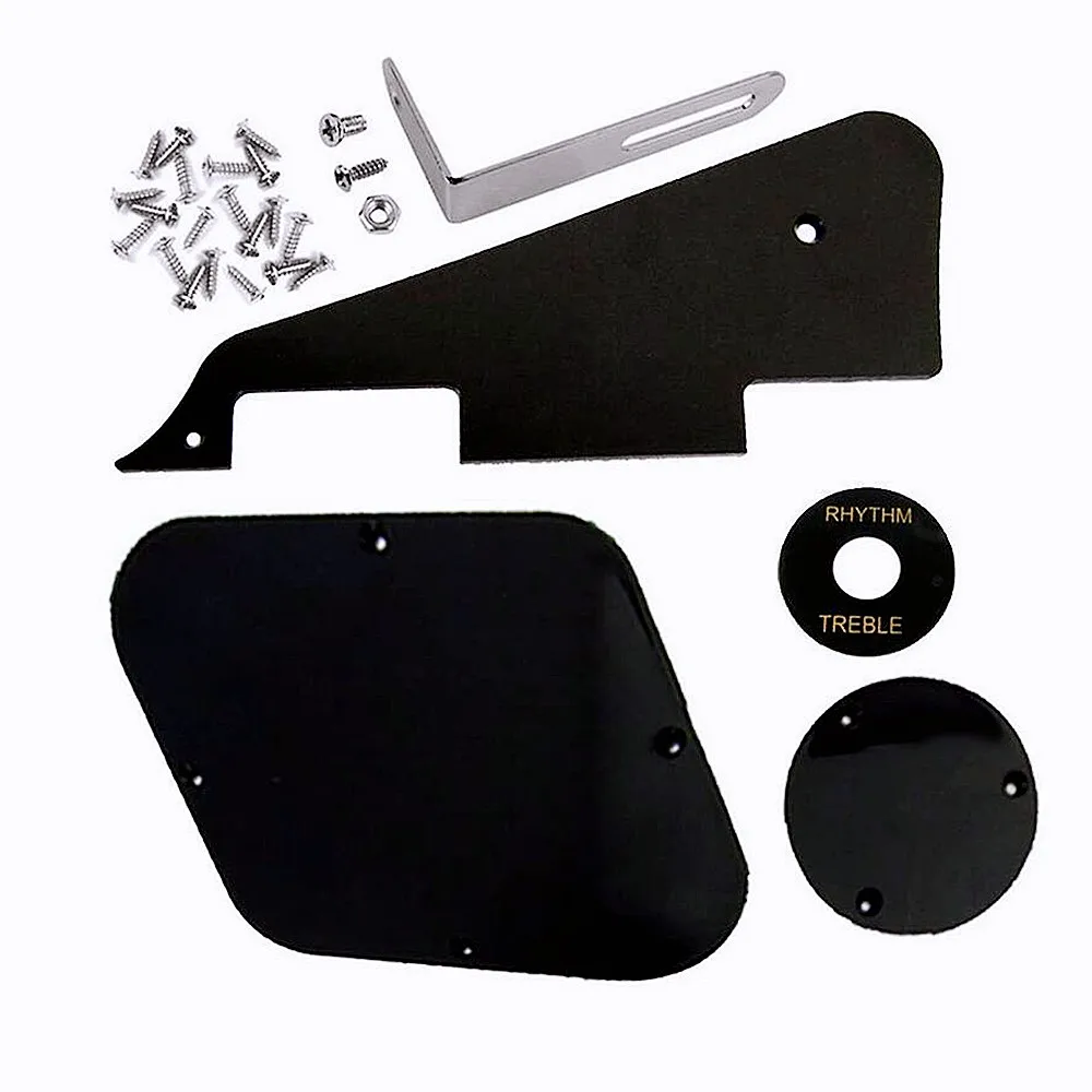 

1x Pickguard Bracket Archtop&Screw Cavity Switch Cover For Les Paul Electric Guitar Bracket Screw Fit Les Paul Guitar Style