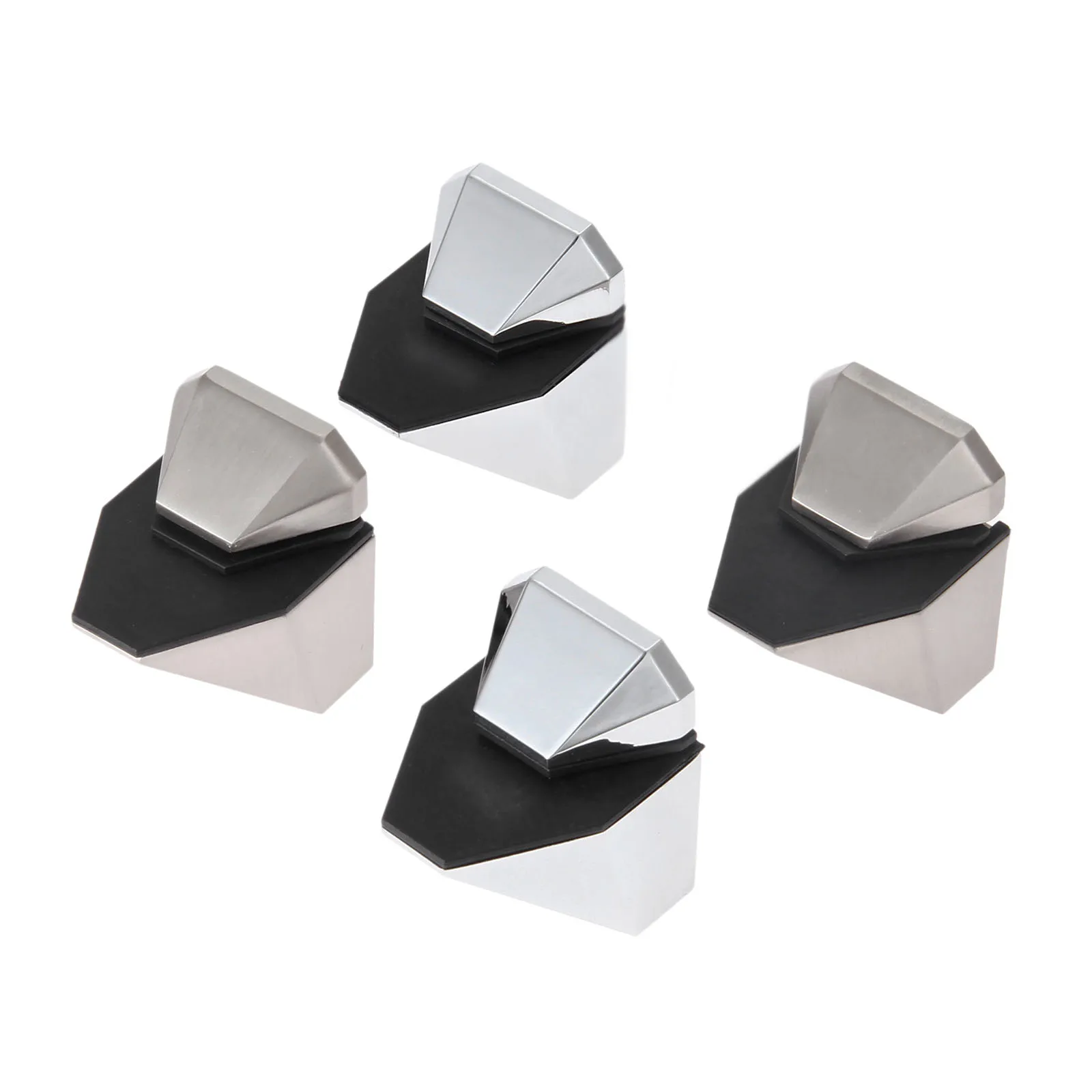 DRELD 2 шт. регулируемые стеклянные зажимы кронштейны с покрытием из стекла