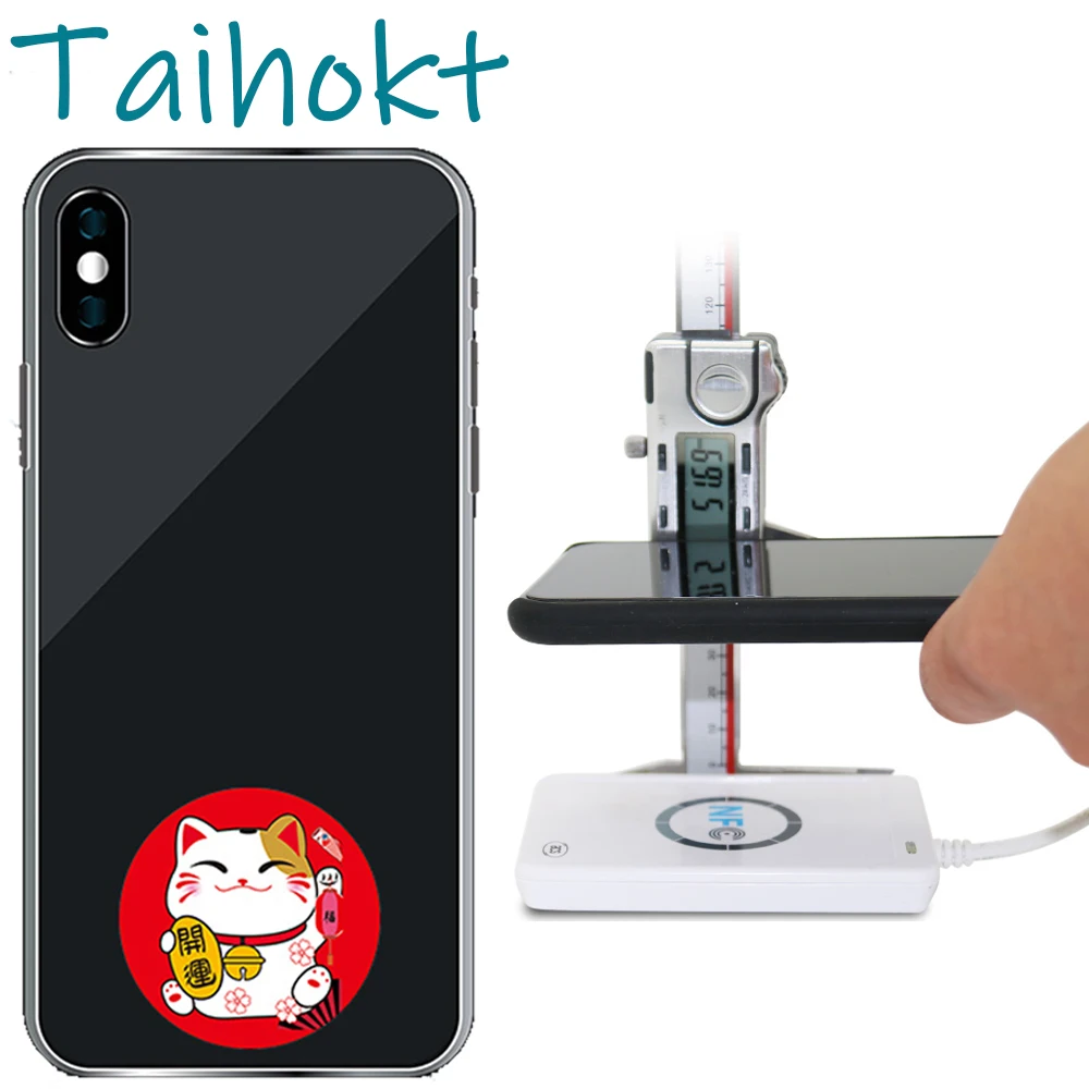 

1 шт. RFID перезаписываемый телефонный стикер 125 кГц копировальная метка T5577 смарт-чип ключ EM4305 Дубликатор жетон программатор значок