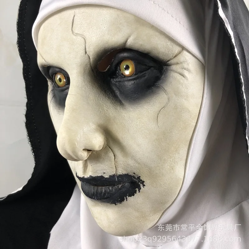 

Masquerade explosions evocation 2 nun mask Halloween scary scary scared bunch of female grimaces head trick party supplies