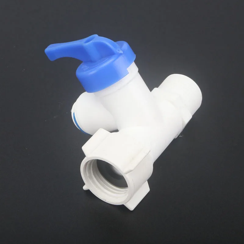 Пластиковый шаровой кран с обратным осмосом тройник быстрой соединением шланг 1/4