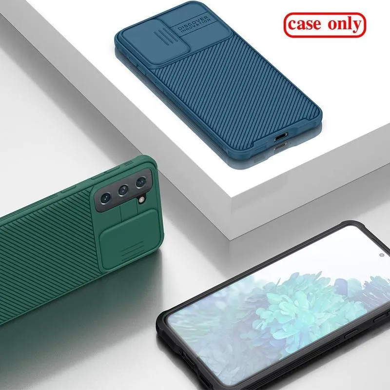

For Samsung Galaxys21/s21plus Phone Case Lens Sliding Cover Case Black Mobile Phone Case Cover