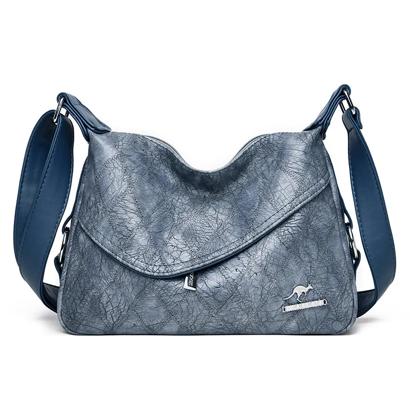 

Мягкая кожаная сумка, повседневные сумки через плечо для женщин, новинка 2021, роскошные дизайнерские сумки, модные повседневные женские сумк...