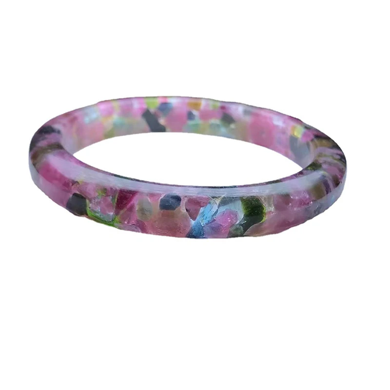 

Браслет женский из бразильского турмалина, в этническом стиле