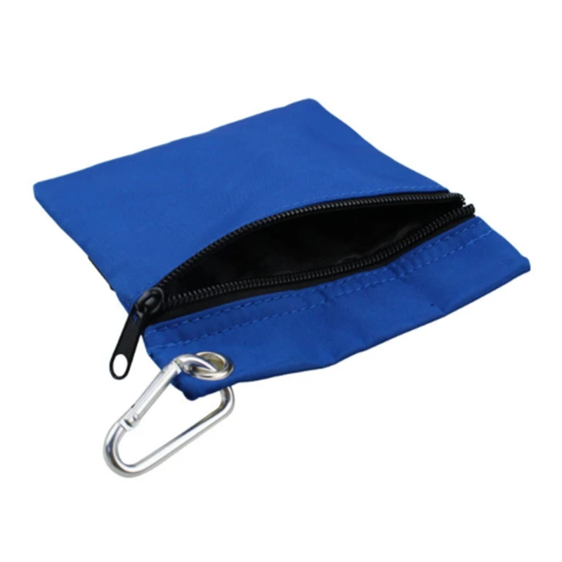 

2Pcs Golf Tee Ball Bag Small Bag Waist Pack Storage Aid Tool Golf Accessories Nylon Mini Portable Golf Ball Holder