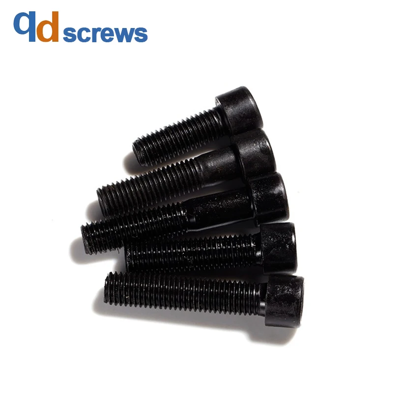 8 M3M4M5M6M8 черненая Hexagon socket cap screws Naked с внутренним шестигранником болт GB70 DIN912 ISO