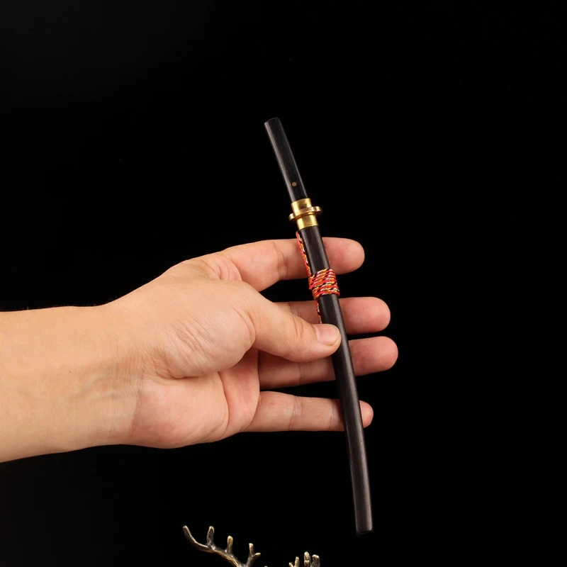 Новый масштаб 1:5 миниатюрный настоящий японский катановый меч мини-фото лезвие