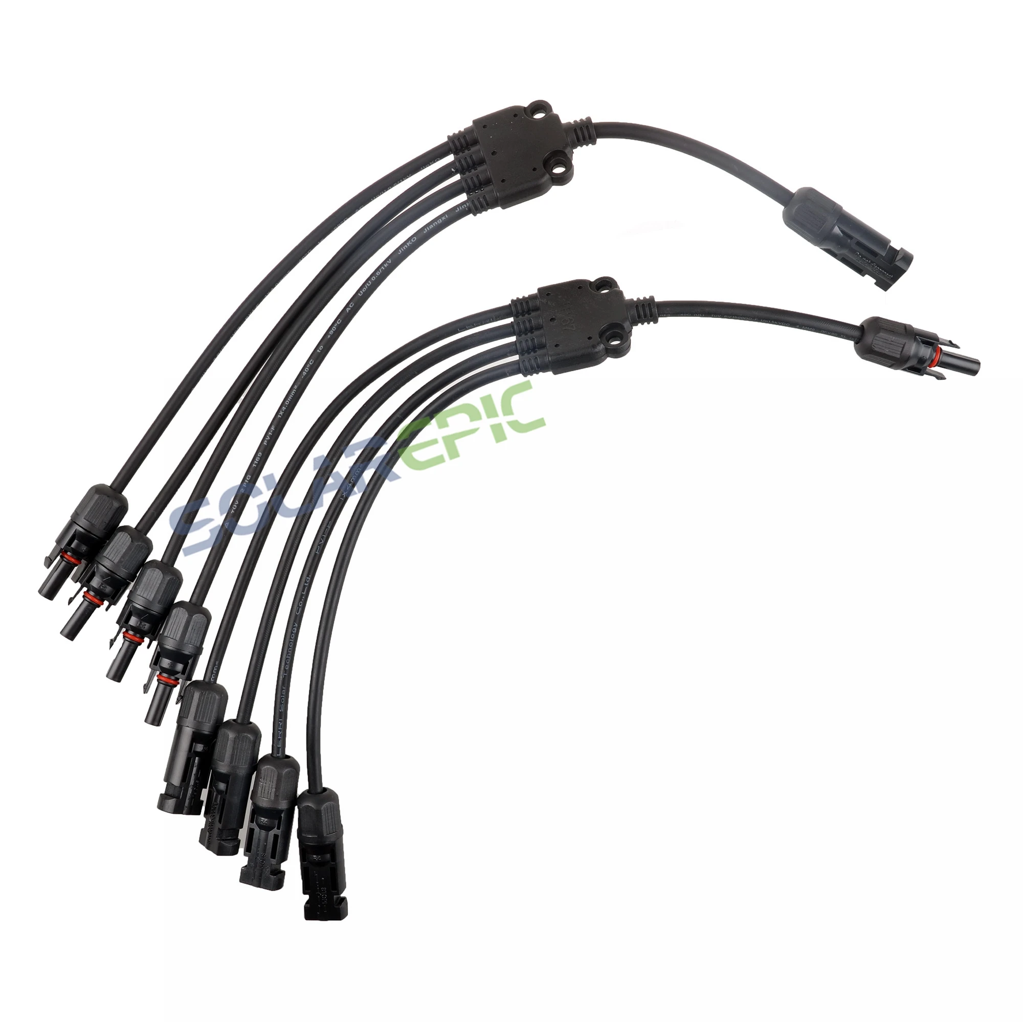 1 пара подключающего кабеля Y-образного разветвителя для солнечной панели 4Y, водонепроницаемый адаптер провода, мужской/женский