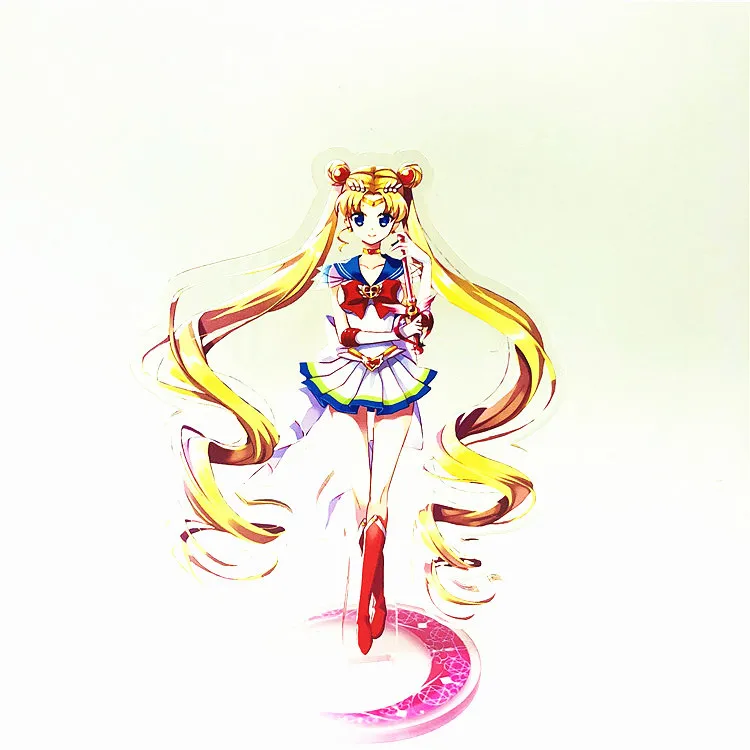 

Anime Sailor moon Acrylic Stand Model Action Figure Pendant gift 16CM acrylic stand figure model Figure Collectible Toy
