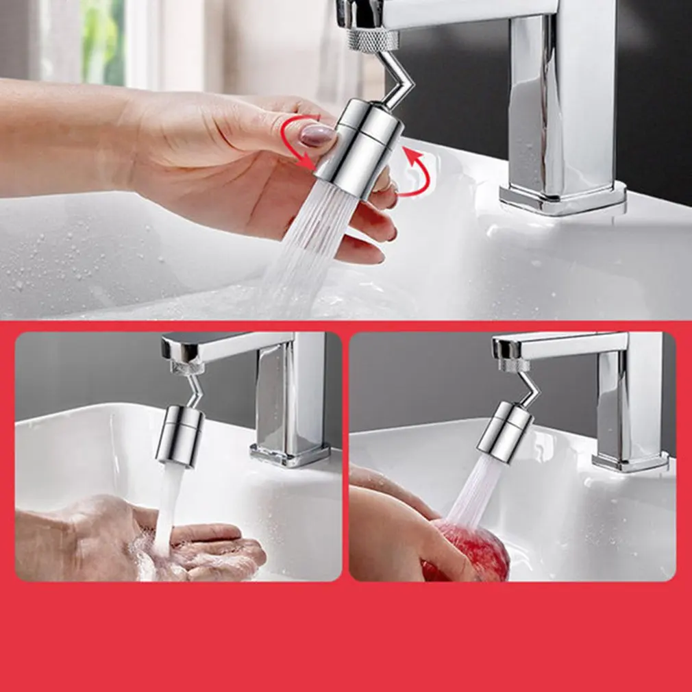 

Universal Splash Kitchen Faucet Filter 720 Rotate Water Tap Outlet Faucet Filter Tip Head Sprayer Extender