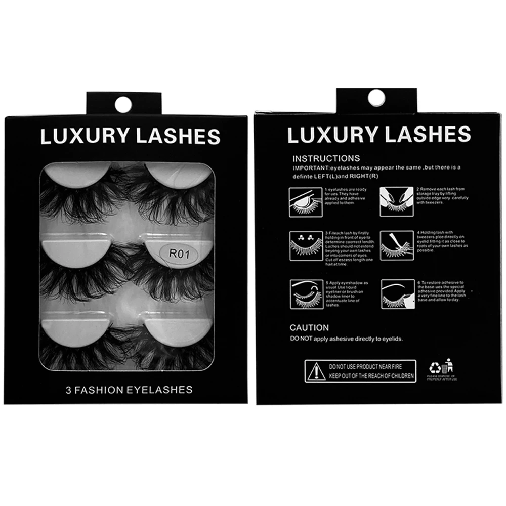 Искусственные норковые волосы 3 пары | Красота и здоровье