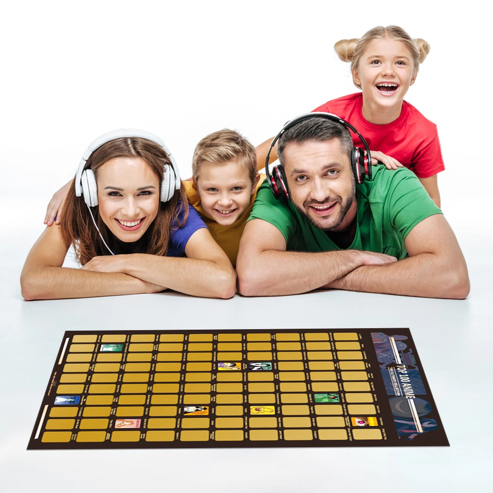 Топ 100 аниме скребки Постер фото обои для детей драгоценный подарок любителей