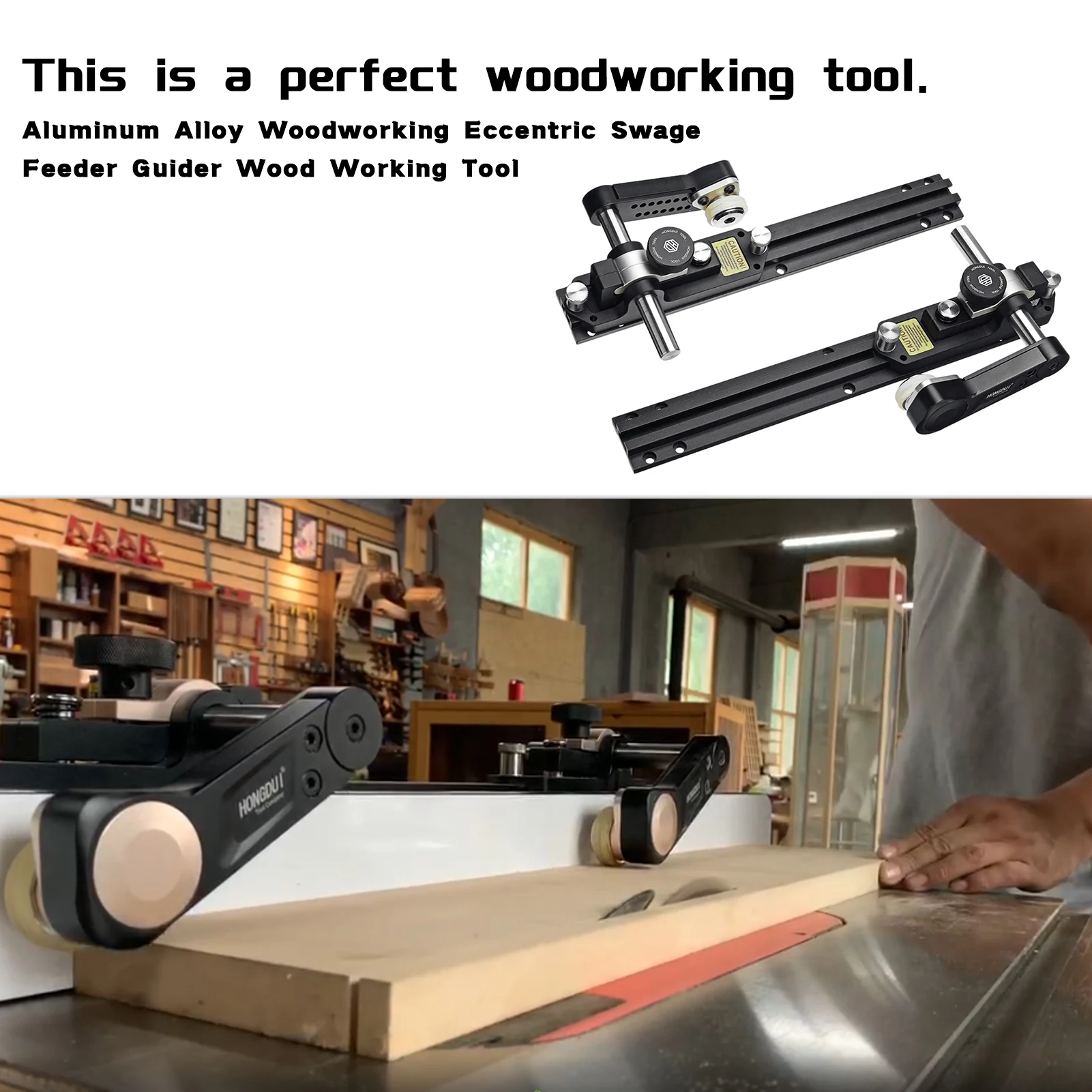 Настольная пила HONGDUI из алюминиевого сплава с направляющей | Инструменты