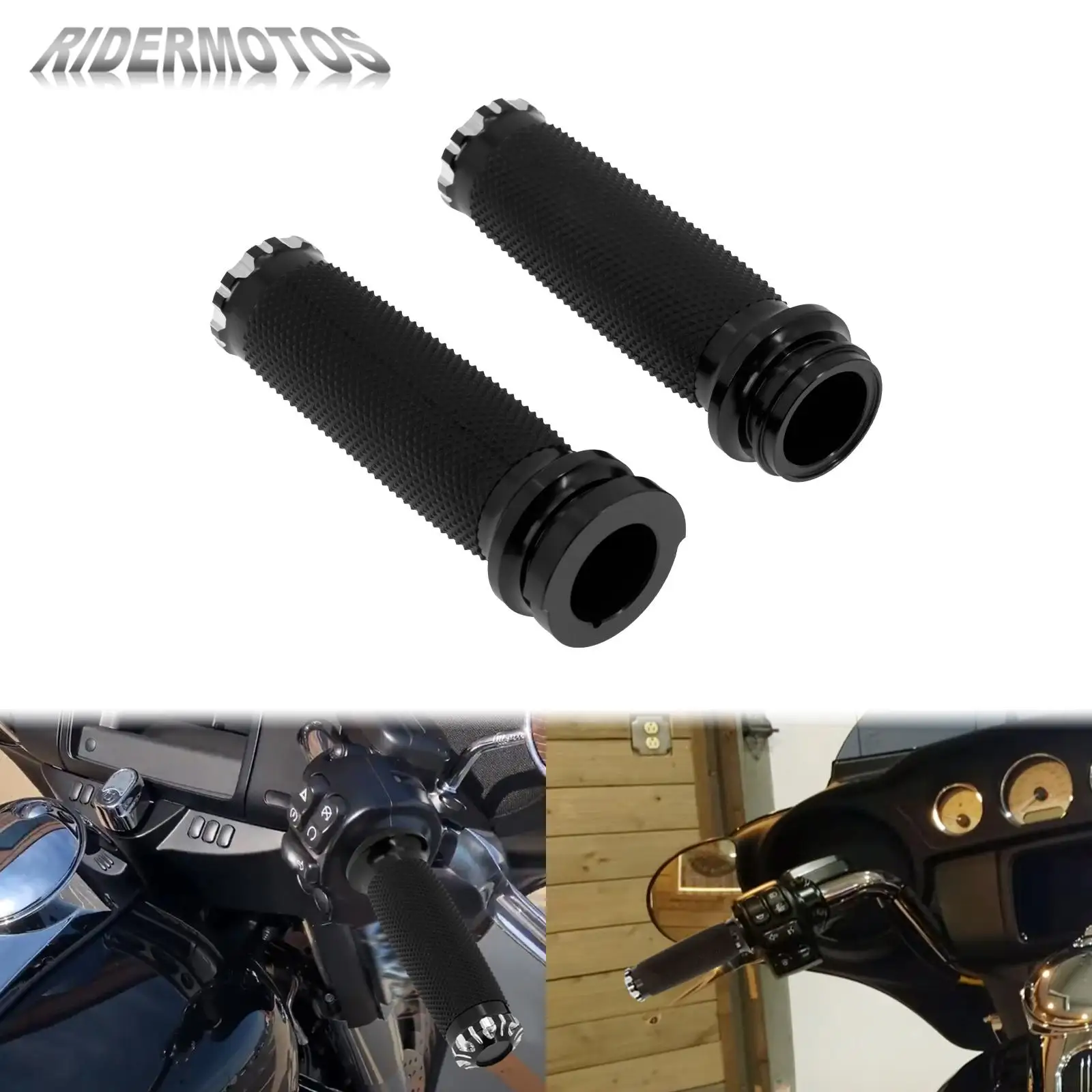 

Мотоциклетные CNC 1 дюйм 25 мм руль Электронная рукоятка дроссельной заслонки ручки для Harley Touring Electra Tri Glide Road King Dyna Softail