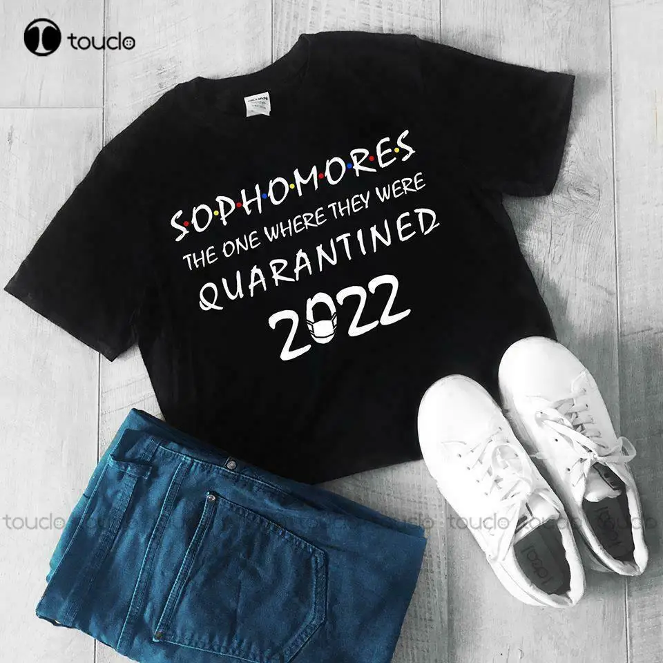 

Sophomore 2022, тот, где они были на карантине, подарок для мужчин и женщин, Мужская футболка, футболки для походов для женщин и мужчин