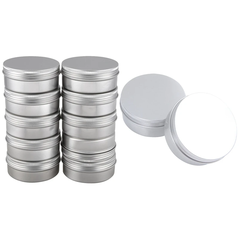 

60 x Vacuum Cosmetic Container Container Jar of Aluminum Lip Cream 150 Ml Screw Cap