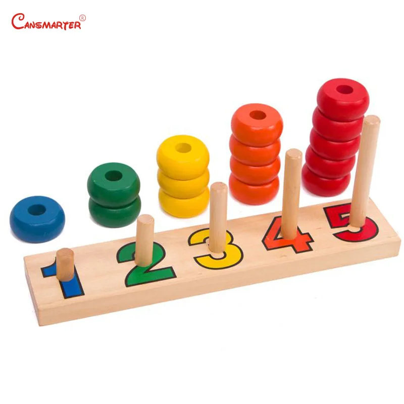 Деревянные матросские игрушки из бука математические диски для обучения