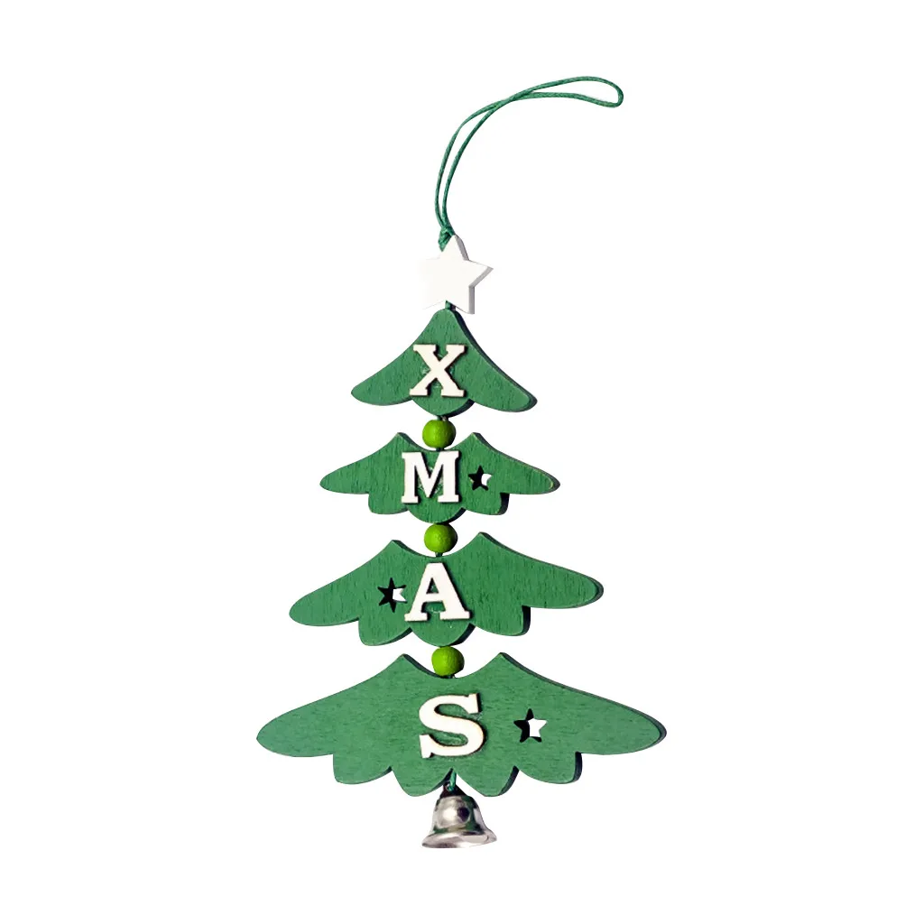 Рождественские изысканные деревянные подвесные украшения премиум класса