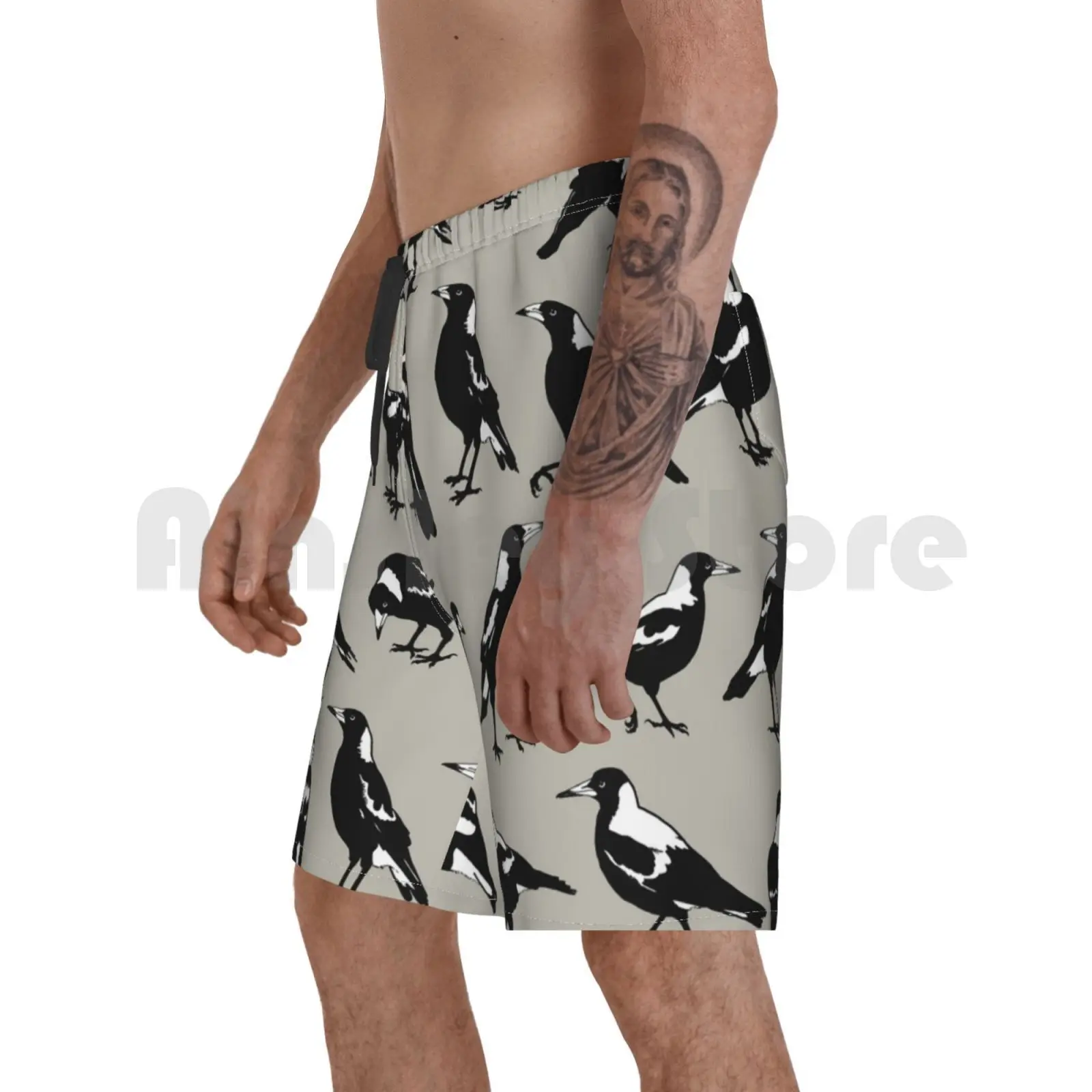 

Пляжные шорты австралийские Magpies-футболки, другая одежда и товары для дома австралийская Magpie