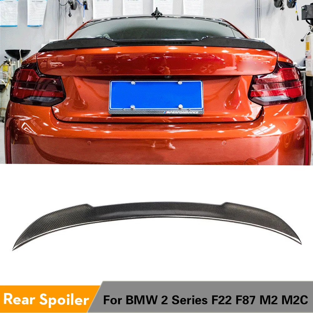 Для BMW 2 серии F22 F23 M235i M240i F87 M2 M2C Base M Sport 2014 2019 из углеродного волокна|Спойлеры и