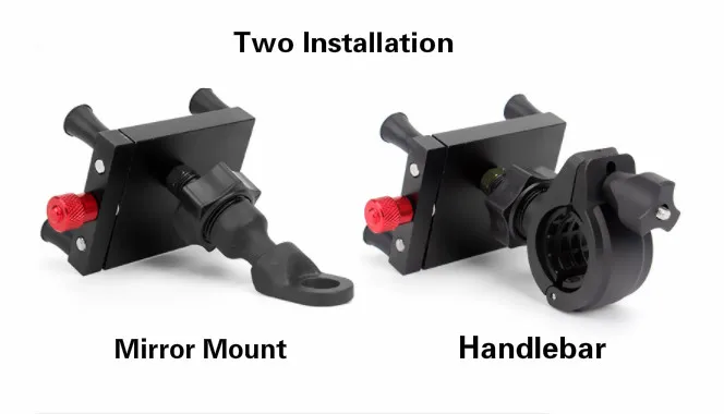Запчасти для мотоцикла CNC Противоскользящий кран зеркало крепление держатель