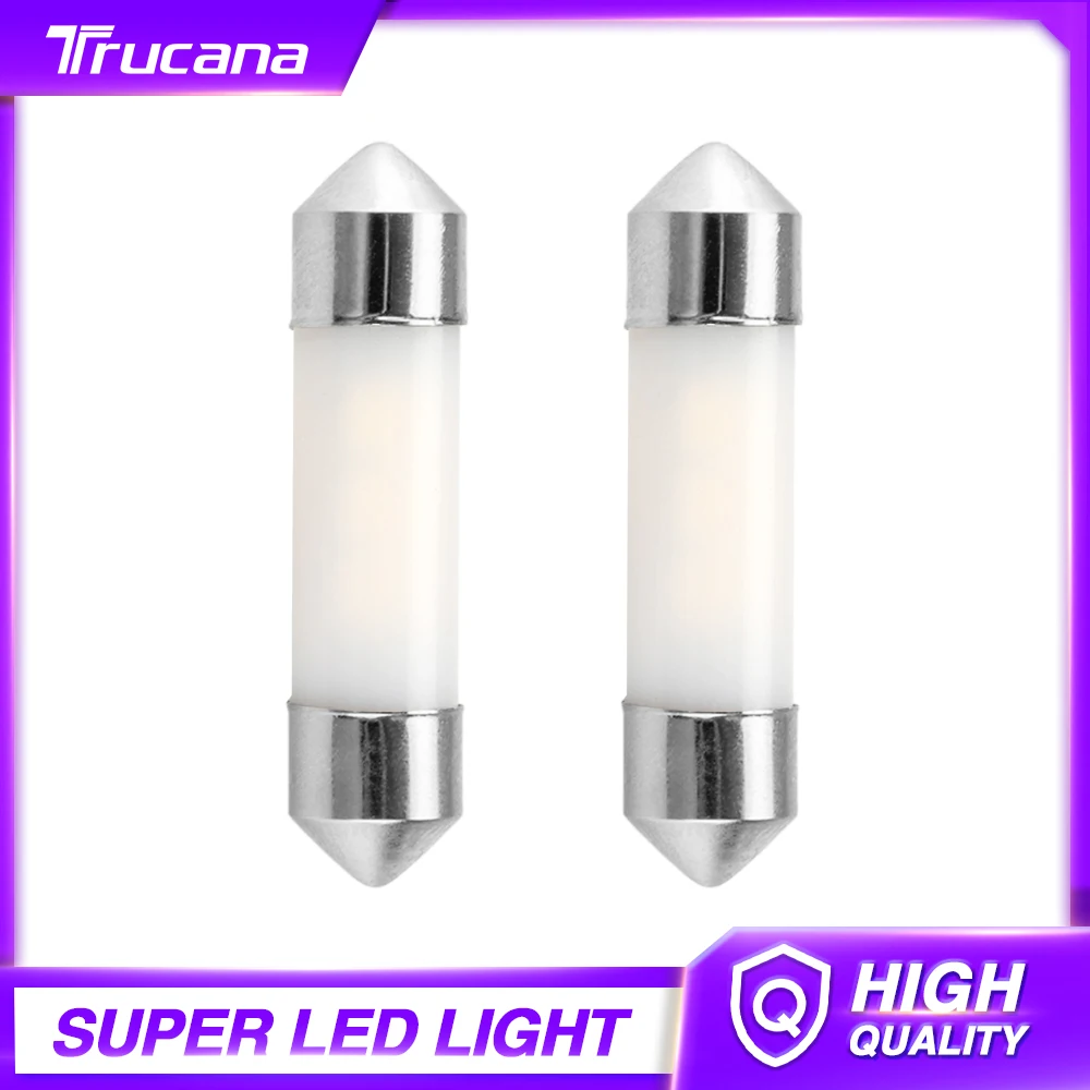 

Trucana 2x C5W C10W LED Bulb Canbus 28/31/36/39/41/44mm Festoon Led Car Interior Light Dome Reading License Plate Lamp 12V Auto