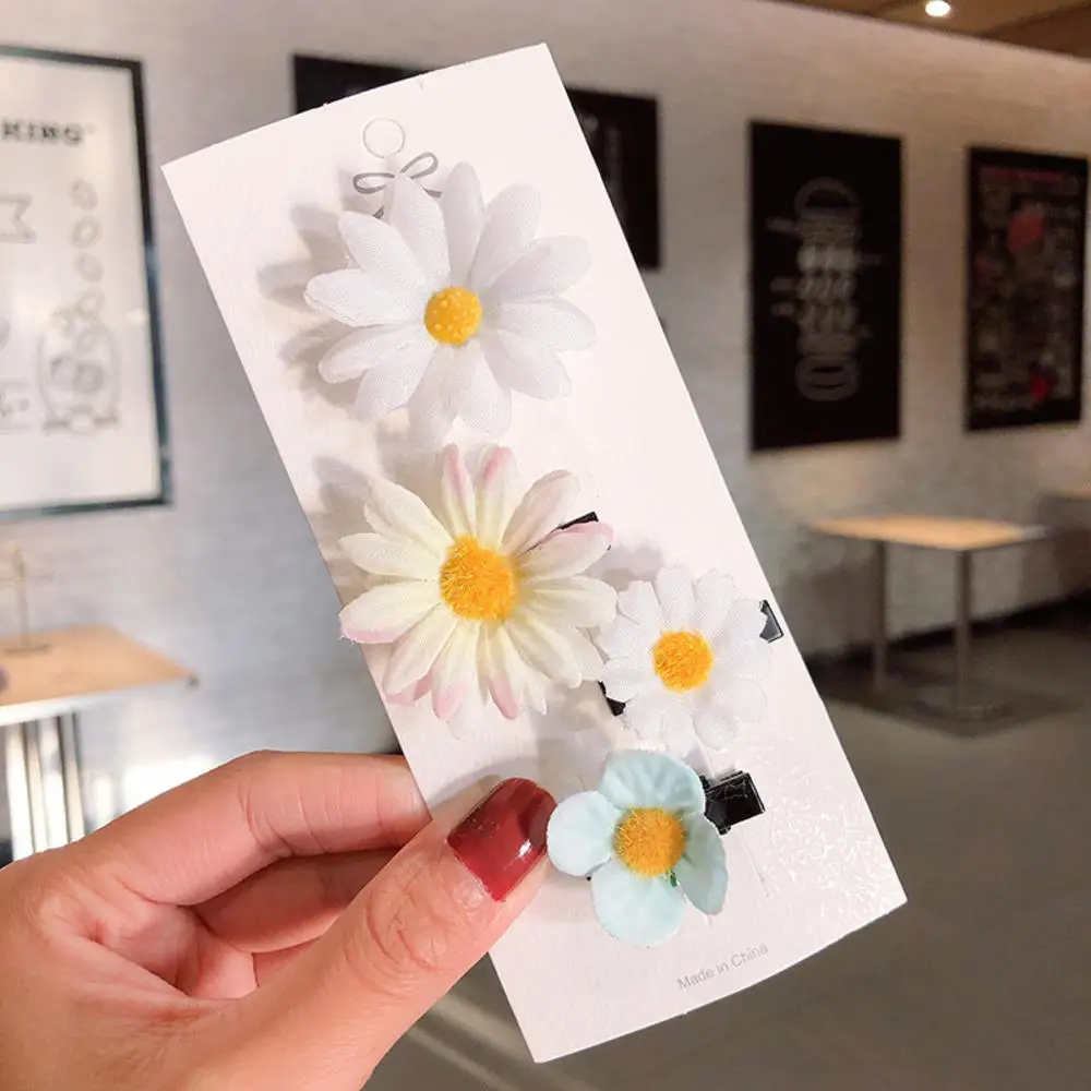 4 шт./компл. Новые простые заколки для волос в Корейском стиле с милыми маленькими