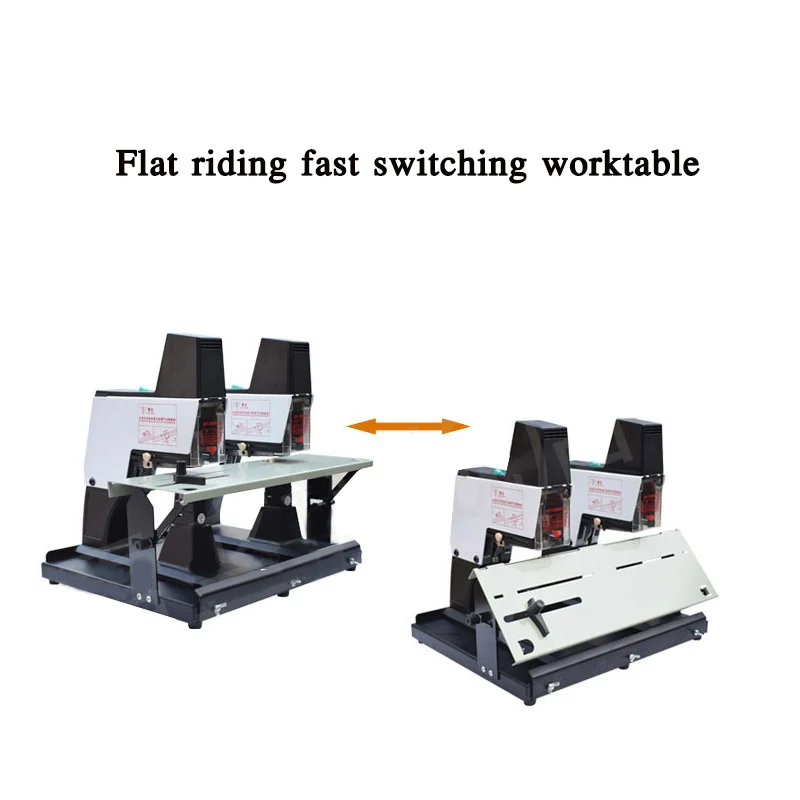 

A3 binding machine ST-1000TS stapler electric double inline double head flat stitch saddle stitch stapler 220V 1500W