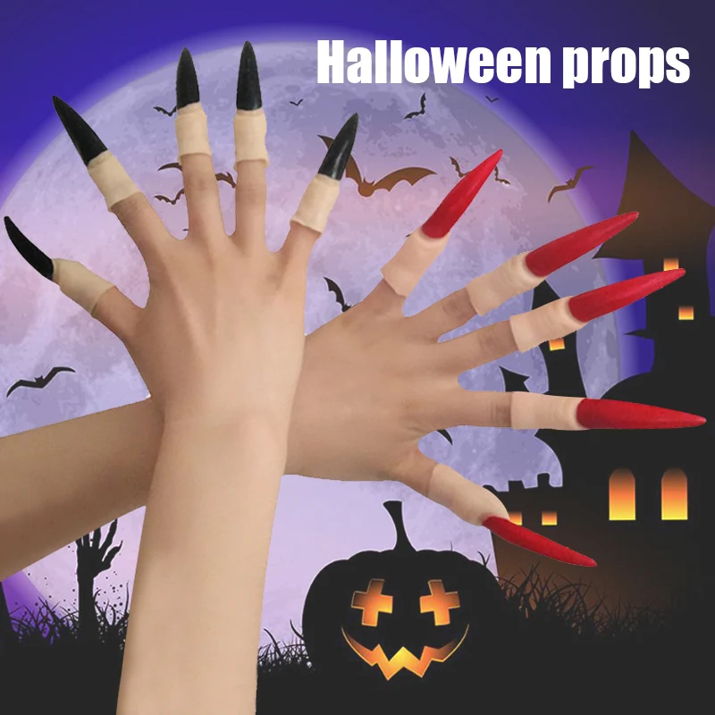 Длинный фальшивый нос ведьмы аксессуары для носа призрак палец ноготь Хэллоуин