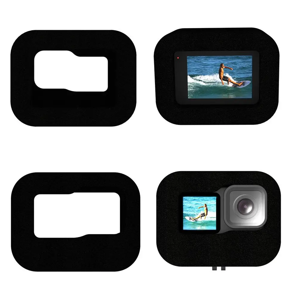 

For Gopro Hero 9 Black Go Pro Hero9 Accessories WindSlayer Foam Windscreen Windshield Sponge Foam Recording Cover Wind Cap Case