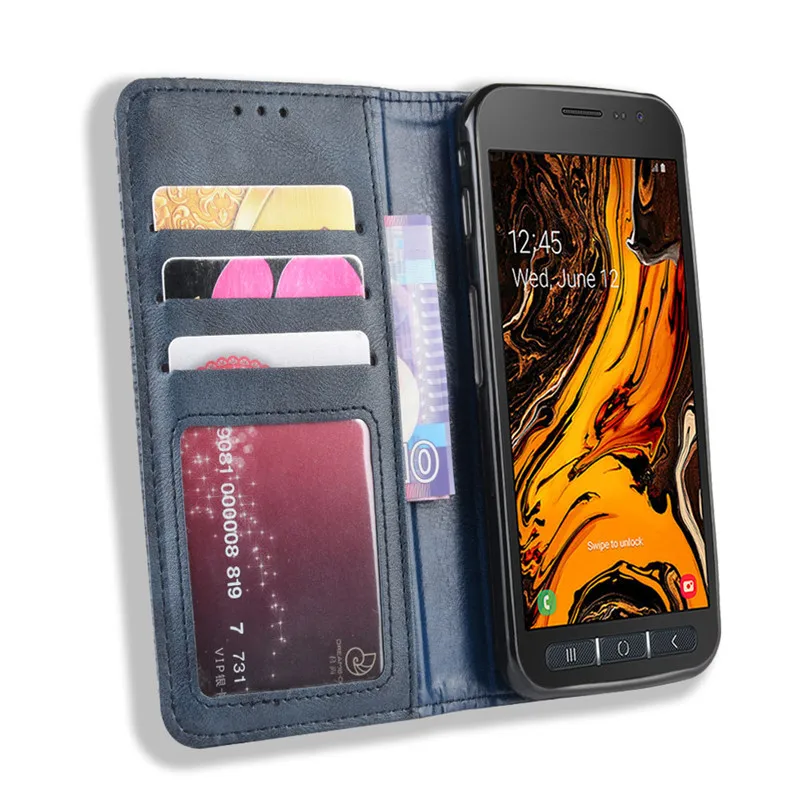 Для samsung Galaxy Xcover 4S Чехол Флип кожаный бумажник чехол на samsung SM-G398F G390F с невидимым магнитным держателем крышка