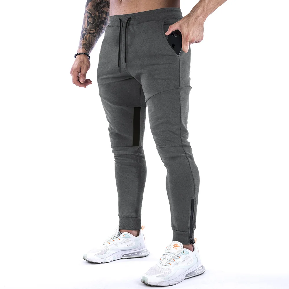 

Spring Joggers Men Casual Pants Gym Fitness Breathable Cotton Trousers Slim Sport Pants Male Running Training Jogging Sweatpants