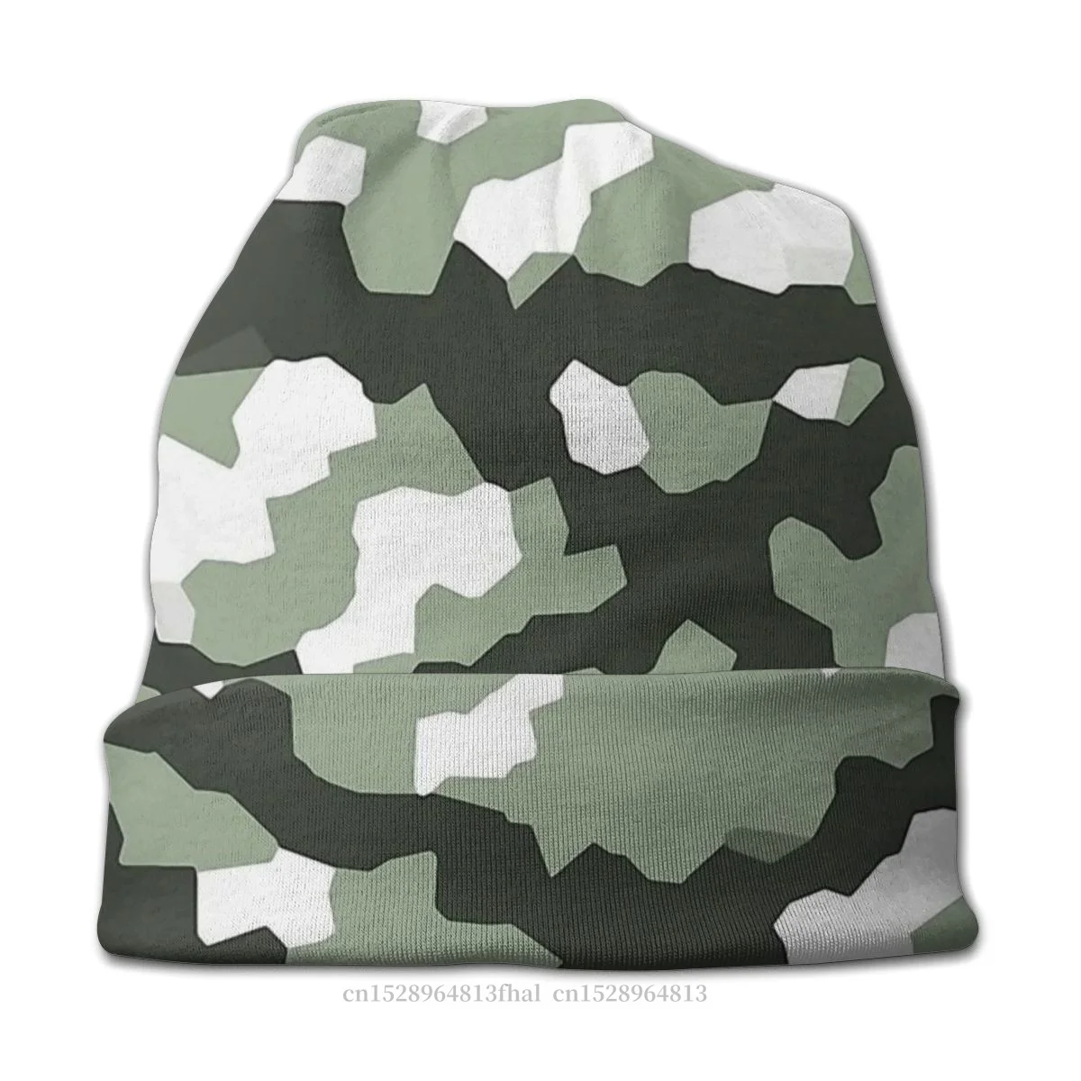 Вязаная шапка зеленые модные облегающие шапки для мужчин и женщин камуфляжные
