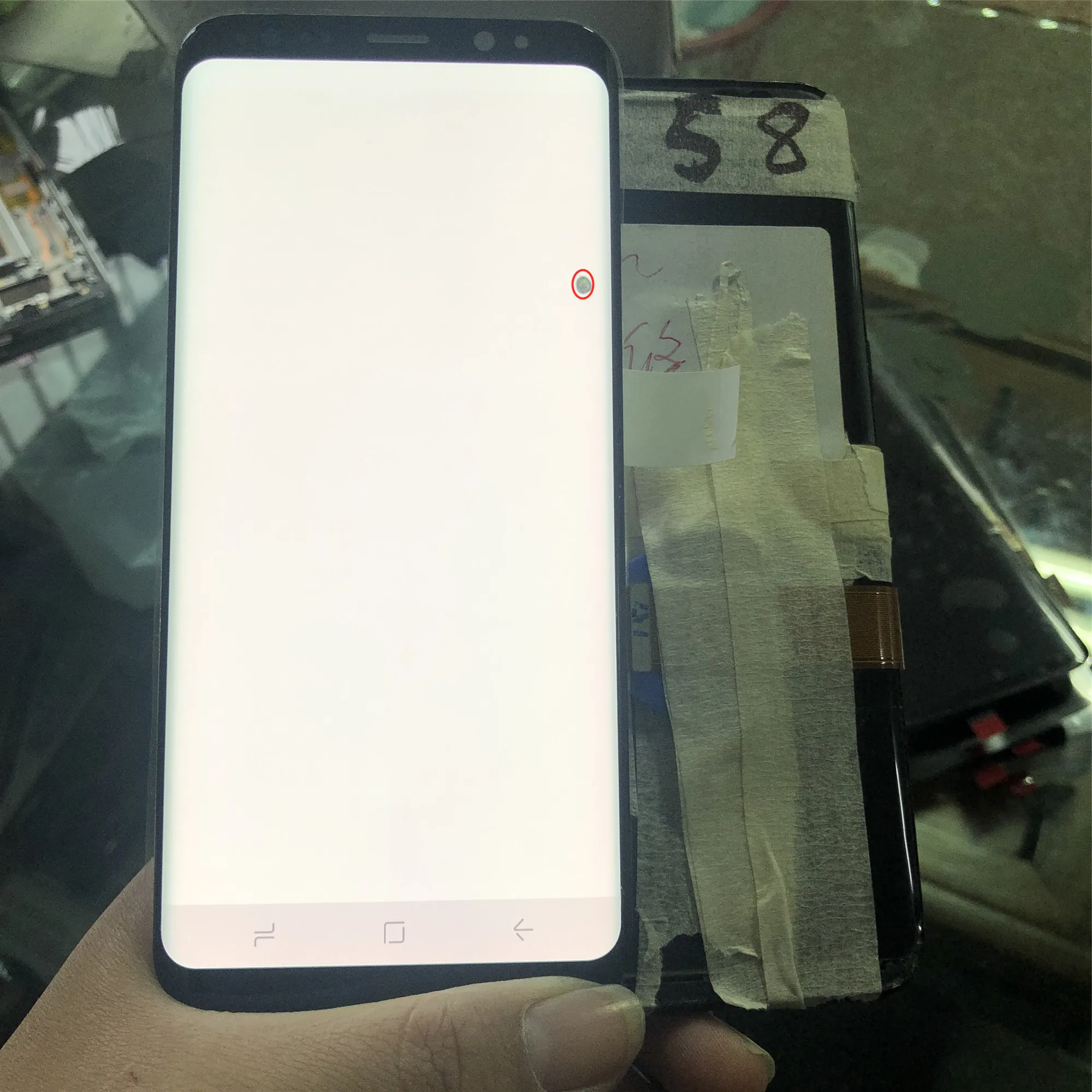 ЖК дисплей SUPER AMOLED S8 с рамкой для SAMSUNG Galaxy G950 G950F сенсорным экраном и дигитайзером