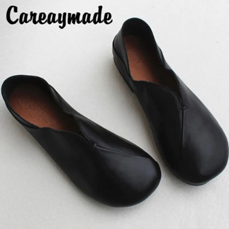 Дышащая женская обувь Careaymade из натуральной кожи оригинальная верхняя на мягкой