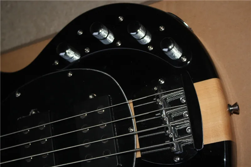 4-струнной бас-гитары производство Китай черный Цвет тела с кленовым шеи массаж