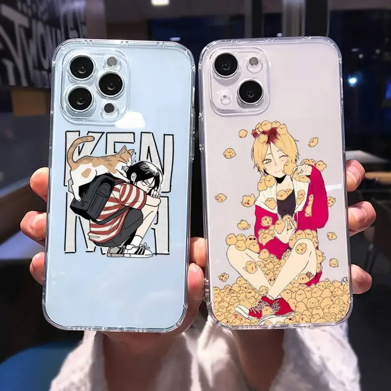 

Kenma Kozume of Haikyuu Phone Case For iphone 13 12 11 8 7 plus mini x xs xr pro max Transparent soft