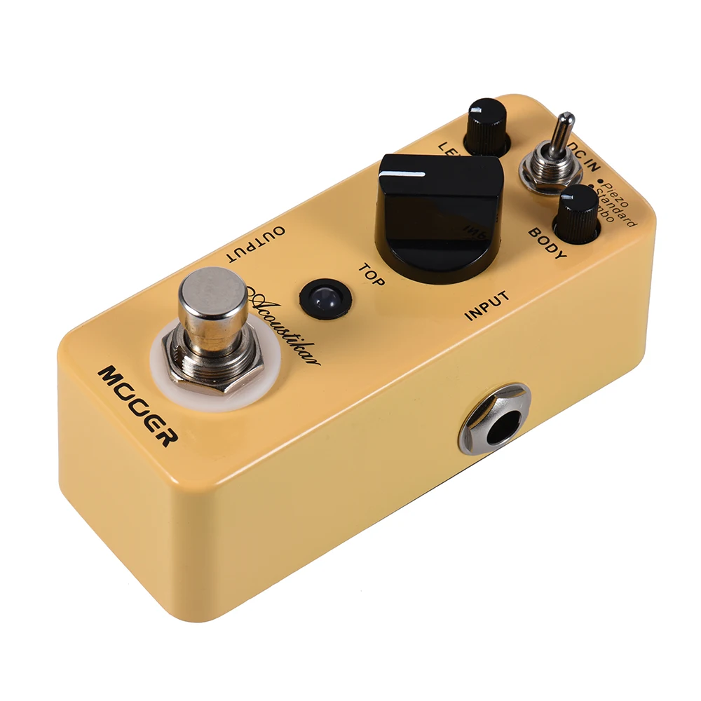 Mooer Acoustikar Acoustic Guitar Simulation Effect Pedal Electric Guitar Pedal Board Synthesizer Mac1 Piezo Standard Jumbo