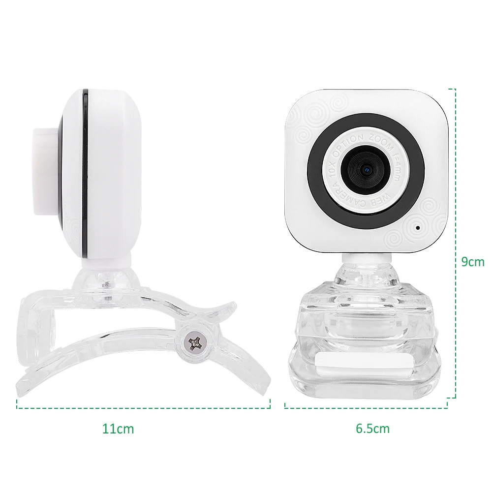 

360 Degree Rotation Computer Camera High Quality Home Office Computer PC Adjustable Laptop PC Net Class USB Webcam HD Camera Web