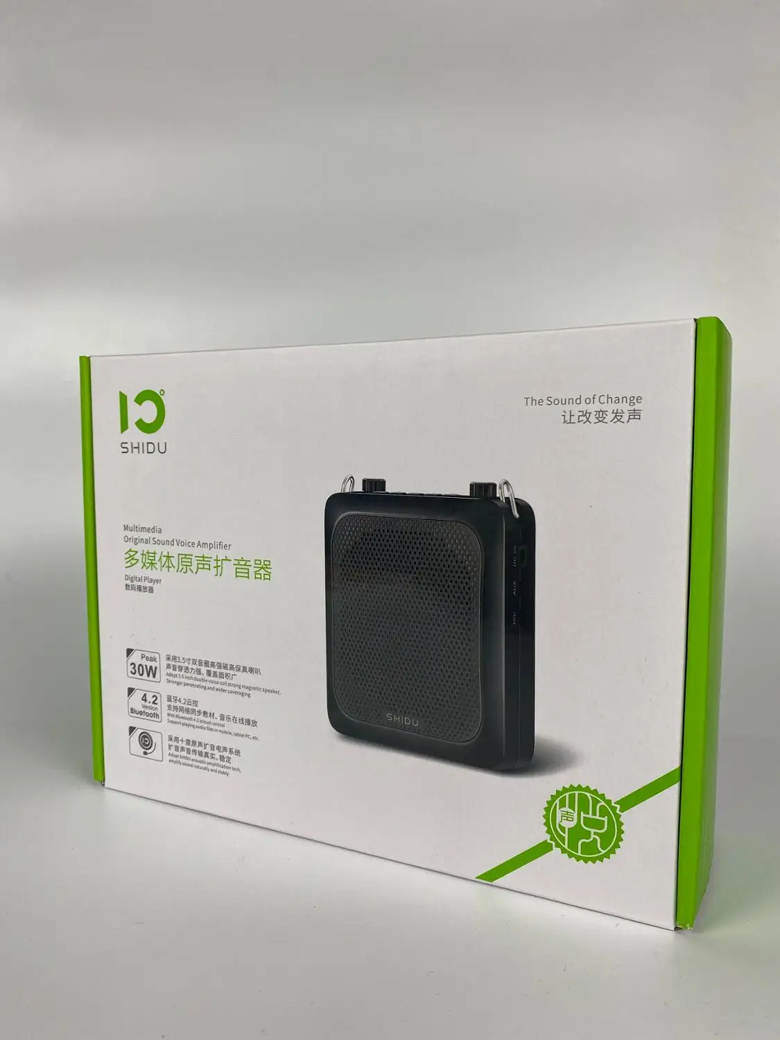 Эхо усилитель голоса 25 Вт запись мегафон Bluetooth динамик PA система портативный