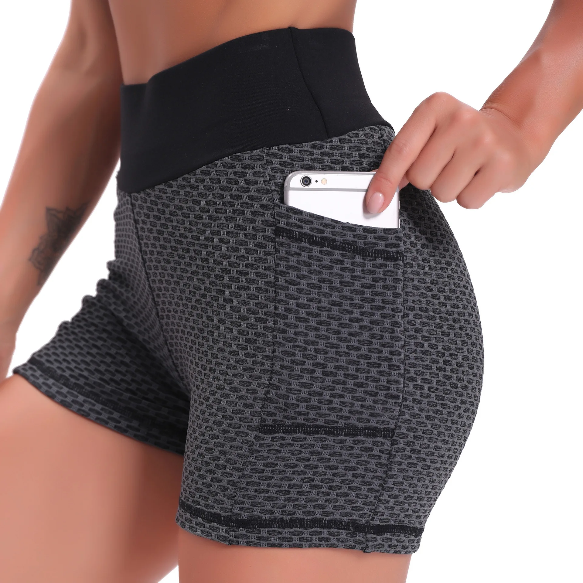 

New Yoga Shorts for Women Stretchy Naked feeling Tights Sports High Wais Hip Push Up Squat Proof Elastic Summer Wearing Trainer