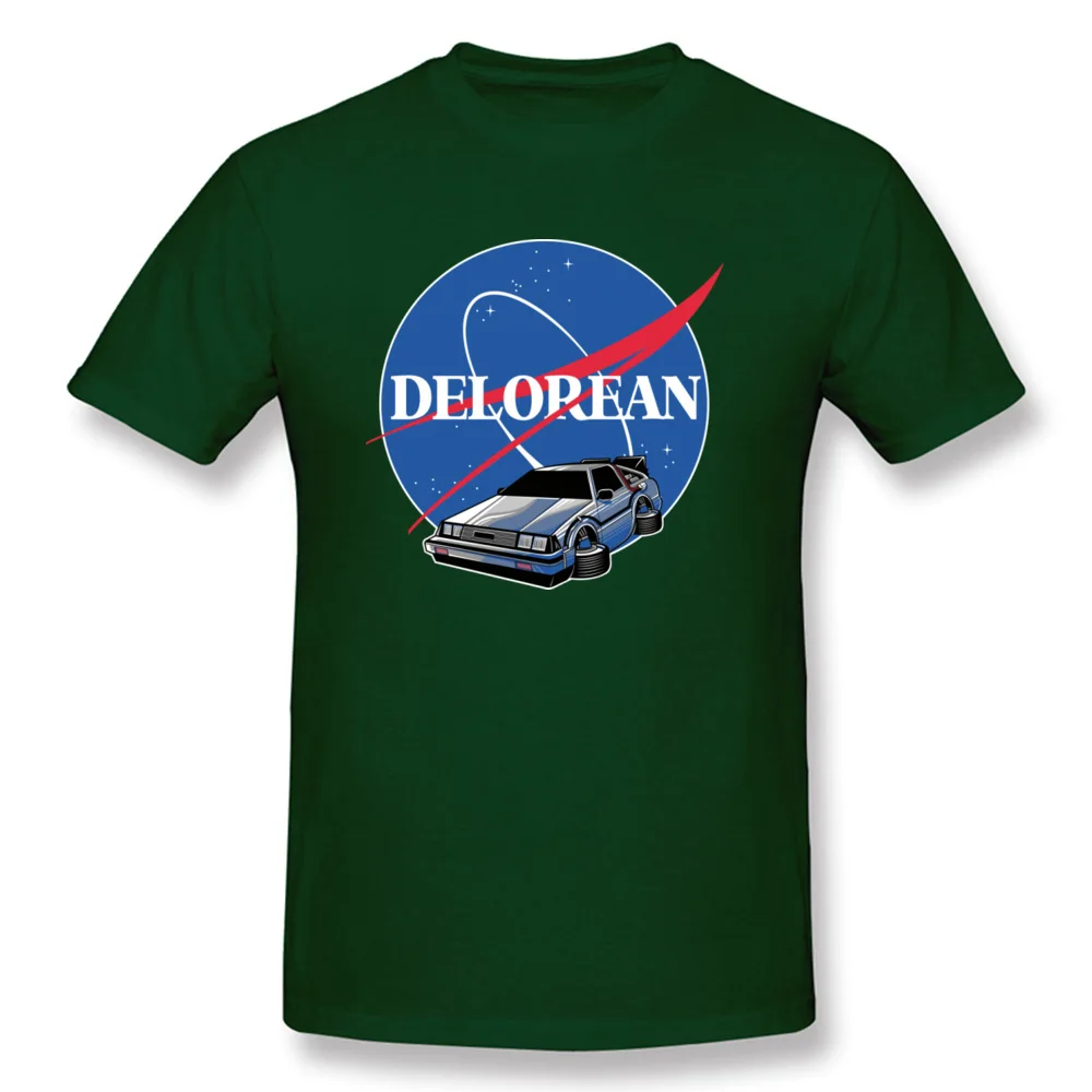 DELOREAN SPACE CCCP футболки Назад в будущее SpaceX Galaxy автомобиль фургон Мужская крутая