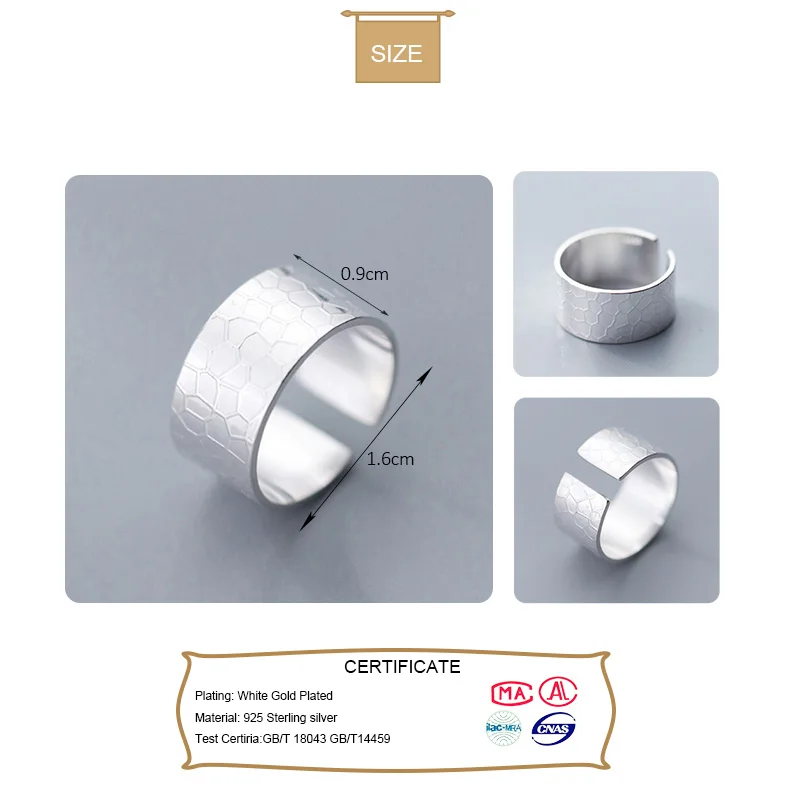 Trustdavis модное Оригинальное 925 Стерлинговое Серебро милое крутое Открытое кольцо