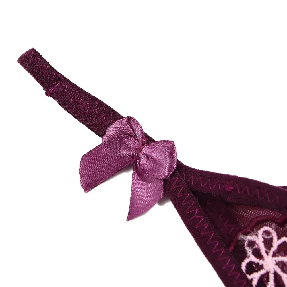 Сексуальные женские трусики с Т-образной спинкой прозрачные легкие роскошные