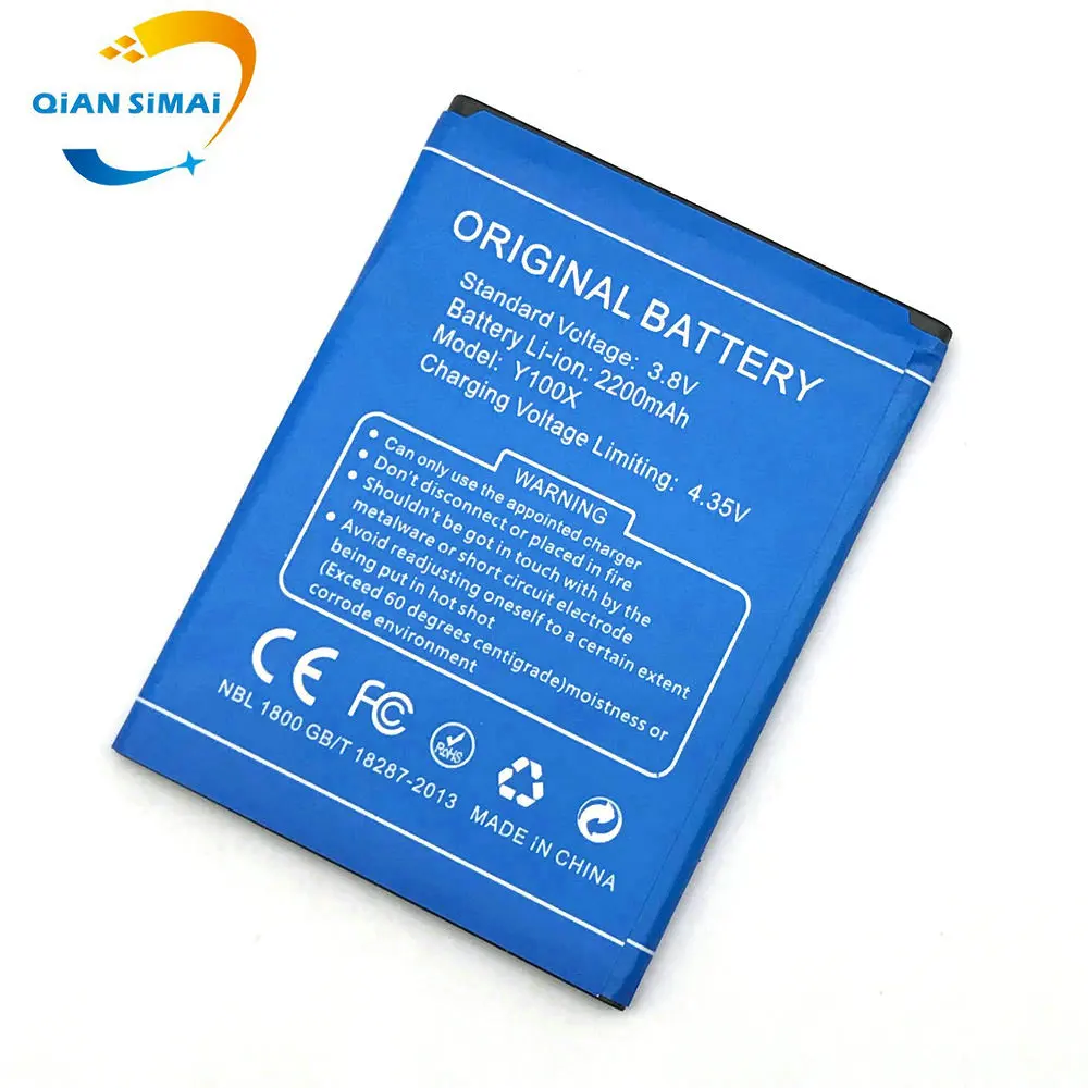 Новый Y100X 2200mAh аккумулятор для мобильного телефона Doogee NOVA в наличии БЕСПЛАТНАЯ