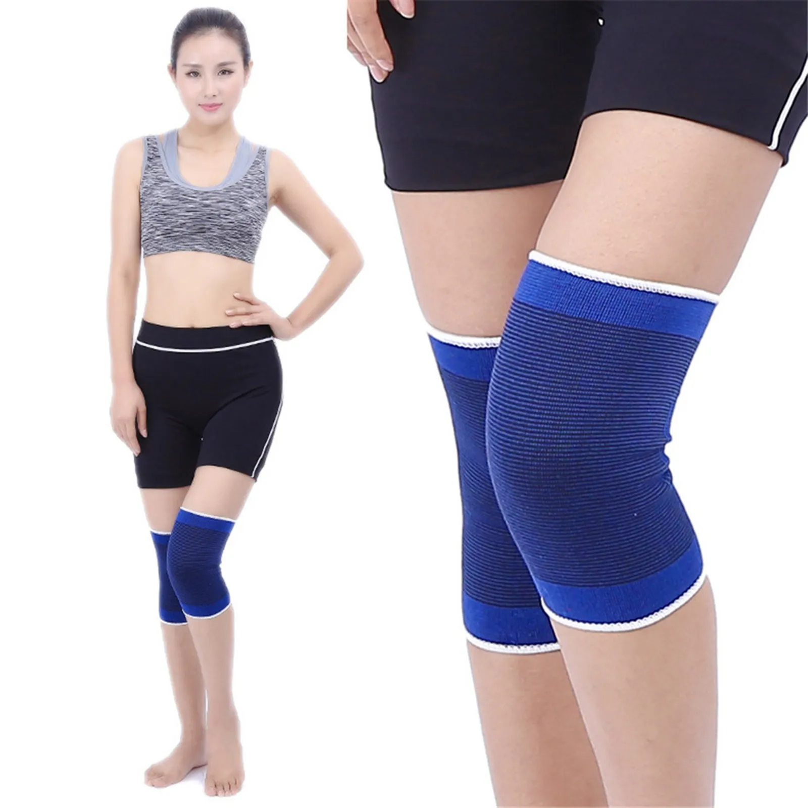 

Knee Protector Warm Knee Wrap Support Sport Protection Guard Strap Bandage Cycling Rodillera Deportiva Knee Support 2021
