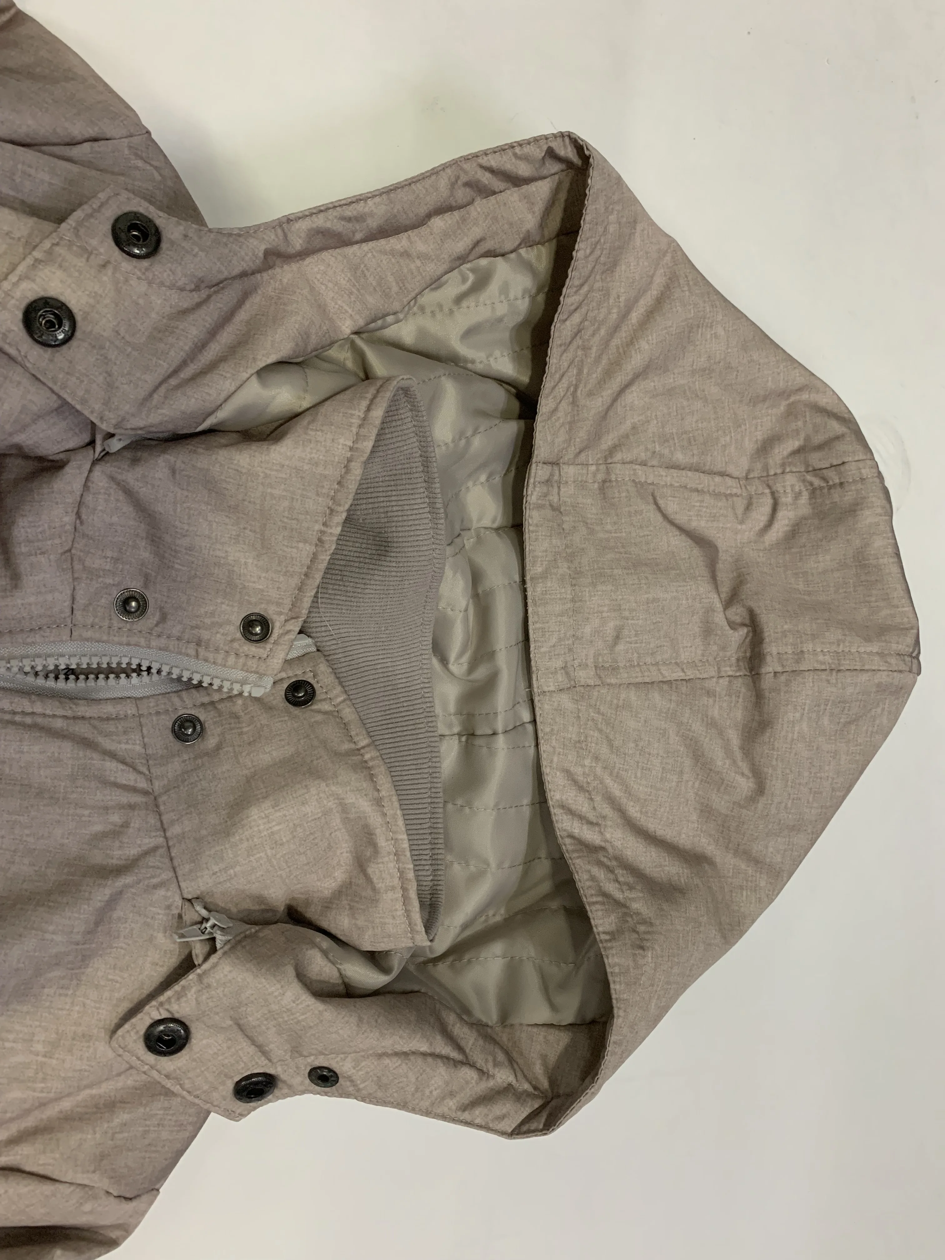 Женская куртка с капюшоном Kinikiss коричневая на молнии карманами 2019 | одежда